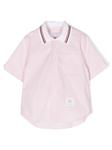 Thom Browne Kids рубашка поло, розовый - фото