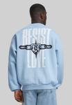 Толстовка Karl Kani SIGNATURE RESIST LOVE CREW, Light Blue - фото