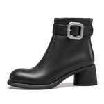 YEARCON Женские ботинки Ecru/Black - фото