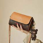 Сумка через плечо AOKANG, кофейная - фото 6