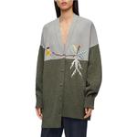 Трикотаж женский зеленый Loewe - фото 4