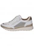 Кроссовки на шнуровке Caprice, цвет white/lt gold - фото 4