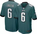 Зеленая игровая майка Nike Youth Philadelphia Eagles DeVonta Smith #6 - фото