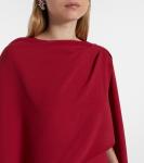 Платье Деметрия с накидкой из крепа Roksanda, Amaranthus - фото 4