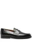 Глянцевые лоферы Doucal's, черный - фото