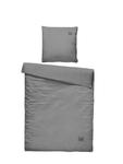 Постельное белье Sansibar Leinen Look, серый - фото