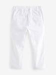 Тканевые брюки Next Regular Pants, белый - фото 2