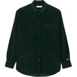 Длинный рукав рубашка LACOSTE, зеленый - фото