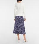 Топ с V-образным вырезом Velvet, экрю - фото 3