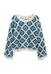 Джемпер Desigual Jumper, Beige Blue/Beige - фото 5