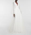 Свадебное платье из тюля Costarellos, белый - фото 2