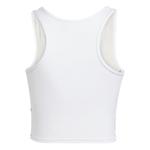 Футболка-топ 3 Stripes Crop Adidas, белый - фото 2