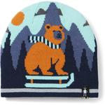 Детская двусторонняя шапка с рисунком Smartwool, Pacific Blue - фото 2