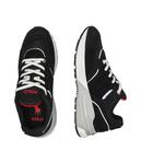 Кроссовки мужские Polo Ralph Lauren Trackstr 250 кожаные комбинированные, черный - фото 4