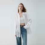 ELLE Рубашка Women's White Lapel Moderate - фото 3