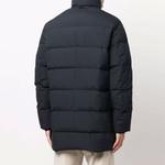 Стеганая пуховик EMPORIO ARMANI, синий - фото 6