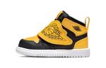 Кроссовки Jordan Sky Jordan 1 Black White University Gold TD - фото