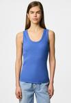 Топ TANK PCMAY Pieces, синий - фото