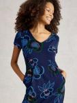 Платье Tallie с цветочным принтом White Stuff, Blue/Multi - фото 3