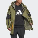 Женская куртка Xploric Rain.Rdy Adidas, зеленый - фото 3