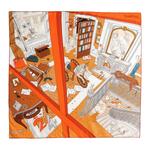 Шелковый платок Multicolor HERMES, мультиколор - фото 7