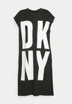 Платье из джерси DKNY, черно-белый - фото