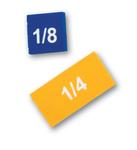 Прямоугольник магнитных дробей Learning Resources - фото