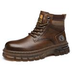 Короткие мужские ботинки Martin Playboy, Dark Brown - фото