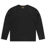 Лонгслив Corteiz Star Raglan Waffle Thermal 'Black' - фото