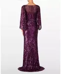 Платье Инес, украшенное пайетками Jenny Packham, фиолетовый - фото 2