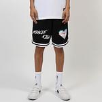 Повседневные шорты унисекс MIRACLE KILL, черные с черной молнией - фото 8