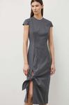 Платье с добавлением шерсти Remain, серый - фото