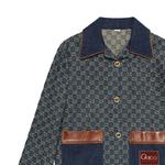 Джинсовая куртка женская синяя Gucci - фото 5