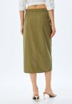 Юбка-карандаш MIDI Koton, хаки - фото 2