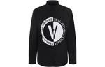 VERSACE JEANS Мужская черная рубашка - фото