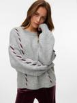Свитер VERO MODA VMIlina, mottled grey - фото 6