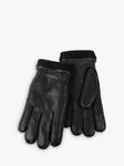Кожаные перчатки totes, черный - фото