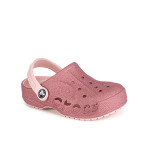 Мюли Crocs BAYA GLITTER CLOG TODDLERS 207014-6SR, розовый - фото 2