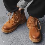 Мужские ботинки Cahhrrn X Martin Boot Men Beige Weishibangwei - фото 15