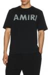 Футболка с принтом Stencil Amiri, Black - фото 3