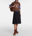 Кожаные армейские ботинки Prada, Cognac - фото 3