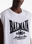 Футболка с принтом Balmain, белый - фото 5