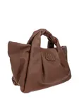 Сумка-тоут Lixia со сборками Munthe, коричневый - фото 3