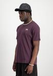 Футболка Alpha Industries SMALL LOGO, Plum/Purple - фото