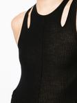 Топ в рубчик Dion Lee, черный - фото 6