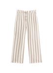 Тканевые брюки STRIPED-DRAWSTRING New Look, кремовый - фото 2