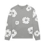 Футболка Denim Tears Long-Sleeve Wreath Tee Grey, серый - фото