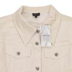 КУРТКА CALLIPYGIAN STRETCH OFF-WHITE CORDUROY - фото 3