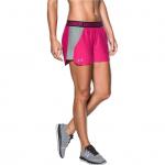 Спортивные шорты женские розовые Under Armour - фото 2