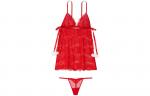 VICTORIA'S SECRET Пижамный комплект Женский Красный - фото